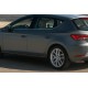 Молдинг боковых стекол (5 дверный, 8 шт, нерж) для Seat Leon 2013-2020 гг