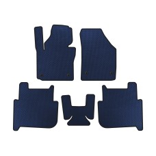 Килимки EVA (2 ряди, 2006-2010, 7-ми місний, Синій) для Volkswagen Touran рр