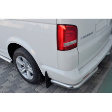 Задние уголки AK003 (2 шт., нержавейка) для Volkswagen T5 Caravelle 2004-2010 гг