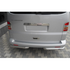 Задні куточки AK003 (2 шт., нерж) для Volkswagen T5 2010-2015 рр