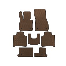 Килимки EVA (Для F46, 3 ряди, Коричневий) для BMW 2 серія Active Tourer F45/46 2014-2021 рр