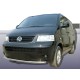 Нижня одинарна губа (нерж) 42 мм для Volkswagen T5 Caravelle 2004-2010 рр