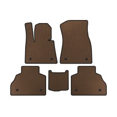 Коврики EVA (2 ряда, Коричневый) для BMW X7 G07 2019- гг