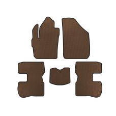 Килимки EVA (Коричневий) для Chery Kimo