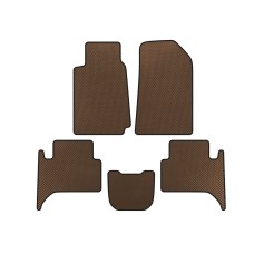 Коврики EVA (2 ряда, Коричневый) для Chevrolet Trailblazer 2012-2019 гг