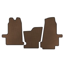 Килимки EVA (2000-2006, АКПП, Коричневий) для Ford Transit рр