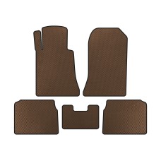 Коврики EVA (SD, Коричневый) для Mercedes E-сlass W124 1984-1997 гг