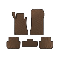 Килимки EVA (Купе, Коричневий) для Mercedes CLK W209 2002-2010 рр