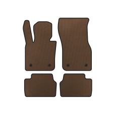 Килимки EVA (для F55, 5-ти дверний, Коричневий) для Mini Cooper F55/56/57 2014-2023 рр