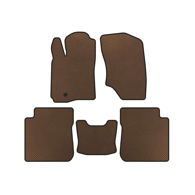Коврики EVA (Коричневый) для Mitsubishi Outlander 2001-2006 гг