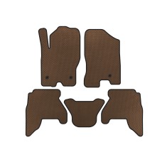 Коврики EVA (2 ряда, Коричневый) для Nissan Pathfinder R51 2005-2014 гг