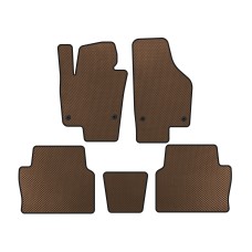 Килимки EVA (2 ряди, Коричневий) для Seat Alhambra 2010- рр