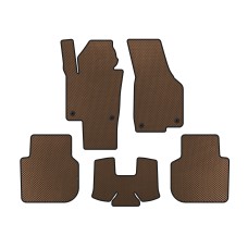 Коврики EVA (2015-2019, SD, Коричневый) для Volkswagen Passat B8