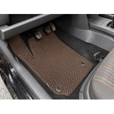 Килимки EVA (HB, 3/5-ти дверний, Коричневий) для Volkswagen Polo 2001-2009 рр