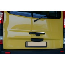 Хром планка на задню ручку (Ляда, нерж) для Opel Vivaro 2001-2015 рр