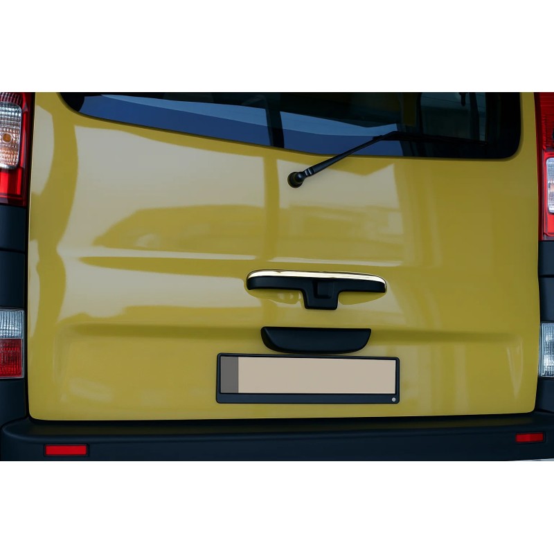 Хром планка на задню ручку (Ляда, нерж) для Opel Vivaro 2001-2015 рр