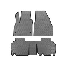 Коврики EVA (2 ряда, 5-ти дверный/7-местный, Серый) для Renault Kangoo 2008-2020 гг