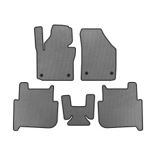Коврики EVA (2 ряда, 2006-2010, 7-местный, Серый) для Volkswagen Touran