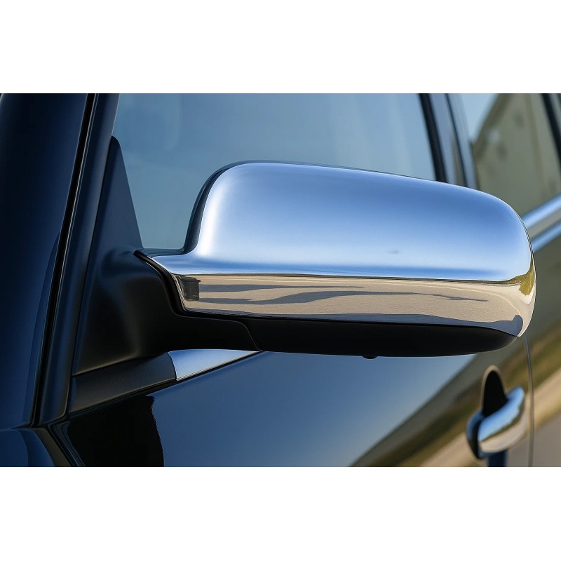 Накладки на дзеркала (2 шт, пласт) для Seat Toledo 2000-2005 рр Накладки на дзеркала (2 шт, пласт) для Seat Toledo 2000-2005 рр