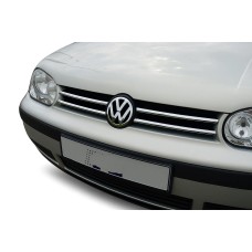 Хромированные Накладки на Решетку (4 шт, Нержавейка) для Volkswagen Golf 4 1997-2006 гг