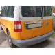 Накладка над номером (2 дверн, нерж) Без надписи, Carmos - Турецкая сталь. для Volkswagen Caddy 2010-2015 гг