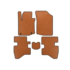 Коврики EVA (HB, Оранжевый) для Citroen C-1 2014-2021 гг