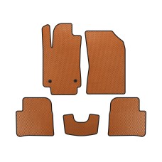 Коврики EVA (HB, Оранжевый) для Citroen C-3 2016-2023 гг