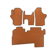 Килимки EVA (2004-2007, 2 ряди, 8-ми місний, Помаранчевий) для Hyundai H200, H1, Starex рр