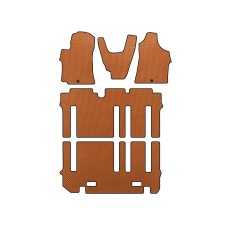 Коврики EVA (полный салон, Оранжевый) для Hyundai H300, H1, Starex 2008-2020 гг