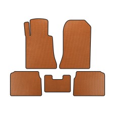 Коврики EVA (SD, Оранжевый) для Mercedes E-сlass W124 1984-1997 гг