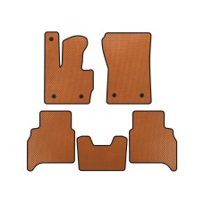 Коврики EVA (АКПП, Оранжевый) для Mercedes G сlass W463 2018-2024 гг