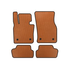 Коврики EVA (для F56, Оранжевый) для Mini Cooper F55/56/57 2014-2023 гг
