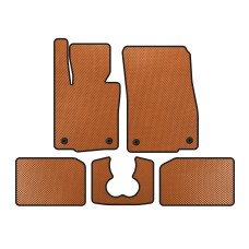 Коврики EVA (для S F55, 5-ти дверный, Оранжевый) для Mini Cooper F55/56/57 2014-2023 гг