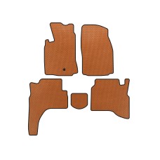 Коврики EVA (Оранжевый) для Mitsubishi Pajero Sport 1996-2007 гг