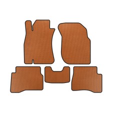 Коврики EVA (SD, Оранжевый) для Nissan Almera N16 2000-2006 гг
