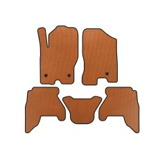 Коврики EVA (2 ряда, Оранжевый) для Nissan Pathfinder R51 2005-2014 гг