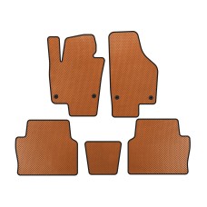 Коврики EVA (2 ряда, Оранжевый) для Seat Alhambra 2010- гг