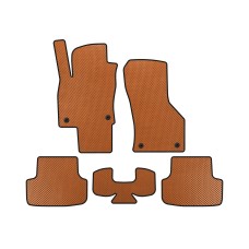 Коврики EVA (Оранжевый) для Seat Leon 2013-2020 гг
