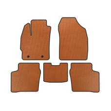 Килимки EVA (LB, Помаранчевий) для Toyota Prius 2003-2009 рр
