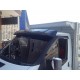 Козирьок на лобове скло (чорний глянець, 5мм) для Ford Transit 2000-2014 рр