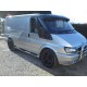 Козирьок на лобове скло (чорний глянець, 5мм) для Ford Transit 2000-2014 рр
