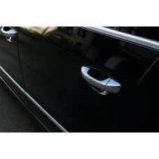 Накладки на ручки (HB, 4 шт, нерж) Carmos - Турецька сталь для Volkswagen Golf 6