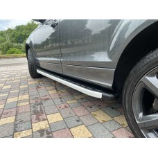 Бокові пороги Fullmond (2 шт., алюміній) для Ауди Q7 2005-2015 рр