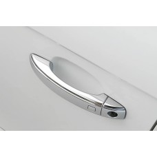 Накладки на ручки (нерж.) 4 накладки, без кнопок для Ауди A4 B8 2007-2015 рр