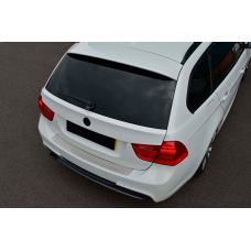 Накладка на задній бампер (2006-2008, SW, нерж.) для BMW 3 серія E90/E91 рр