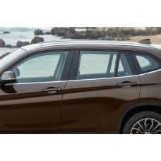 Нижня окантовка вікон (6 шт, нерж) Carmos - Турецька сталь для BMW X5 E-70 2007-2013 рр