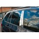 Молдинги стійок дверних (нерж.) для BMW X5 E-70 2007-2013 рр