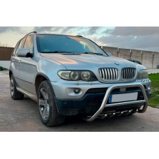 Кенгурятник WT003 (нержавейка) 60мм для BMW X5 E53 1999-2006 гг