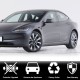 Спойлер Сухой карбон V2 (2023-2025) для Tesla Model 3