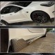 Накладки на пороги Карбон V2 (2016-2022) для Tesla Model 3